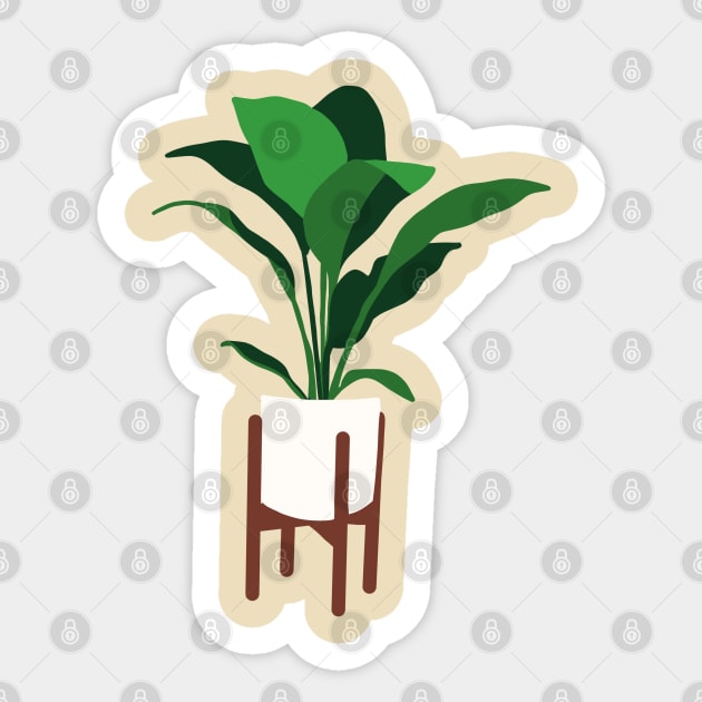 My favorite houseplant Sticker by THESOLOBOYY